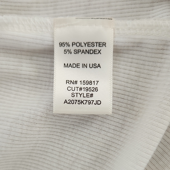 Altar'd State Cream Ribbed Tee - Picture 5 of 6